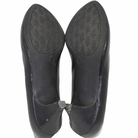 Jaclyn Smith Slip On Dressy Pumps Size 8 Black - Picture 7 of 10